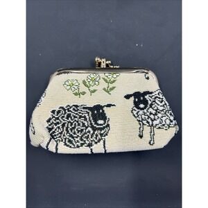 Change Purse Clasp Coin Wallet Women Tapestry Spring Lamb by Signare